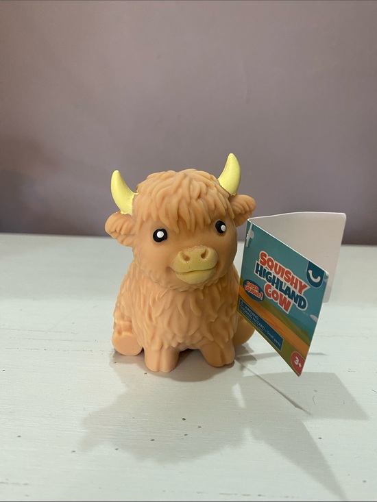 Keycraft Other - Squishy Mini Highland Cow 3.5” Toy